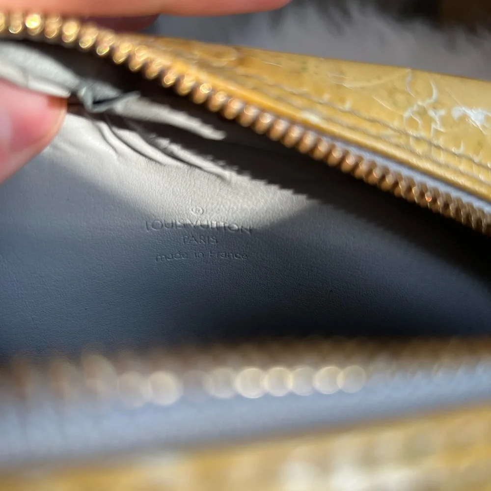 Louis Vuitton Yellow Vernis Leather Crossbody Bag